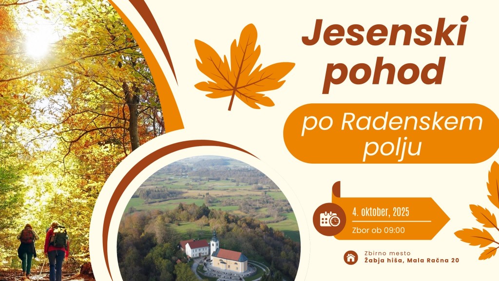 jesenski pohod po Radenskem polju